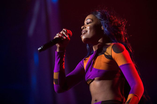 BYRON BAY, AUSTRALIA - JULY 25: Azealia Banks performs for fans during Splendour in the Grass on July 25, 2015 in Byron Bay, Australia.